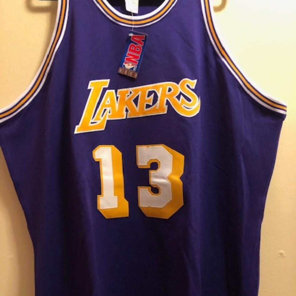 Authentic Los Angeles (LA) Lakers Jersey #13